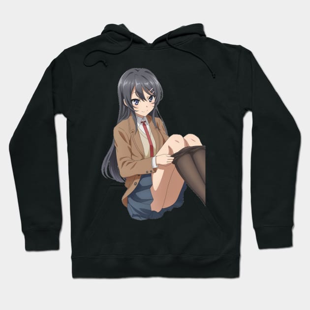 Kawaii Mai Sakurajima Hoodie by Hentai-heaven